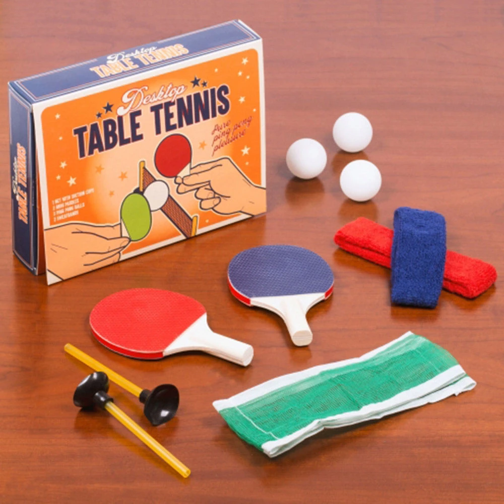 ThumbsUp! Desktop Table Tennis Ping Pong Set Sports And Outdoors 3 ThumbsUp! Desktop Table Tennis Ping Pong Set Sports And Outdoors