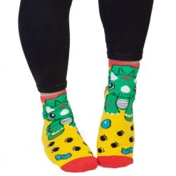Mdi Dino Snores Triceratops Socks Gifts For Sisters