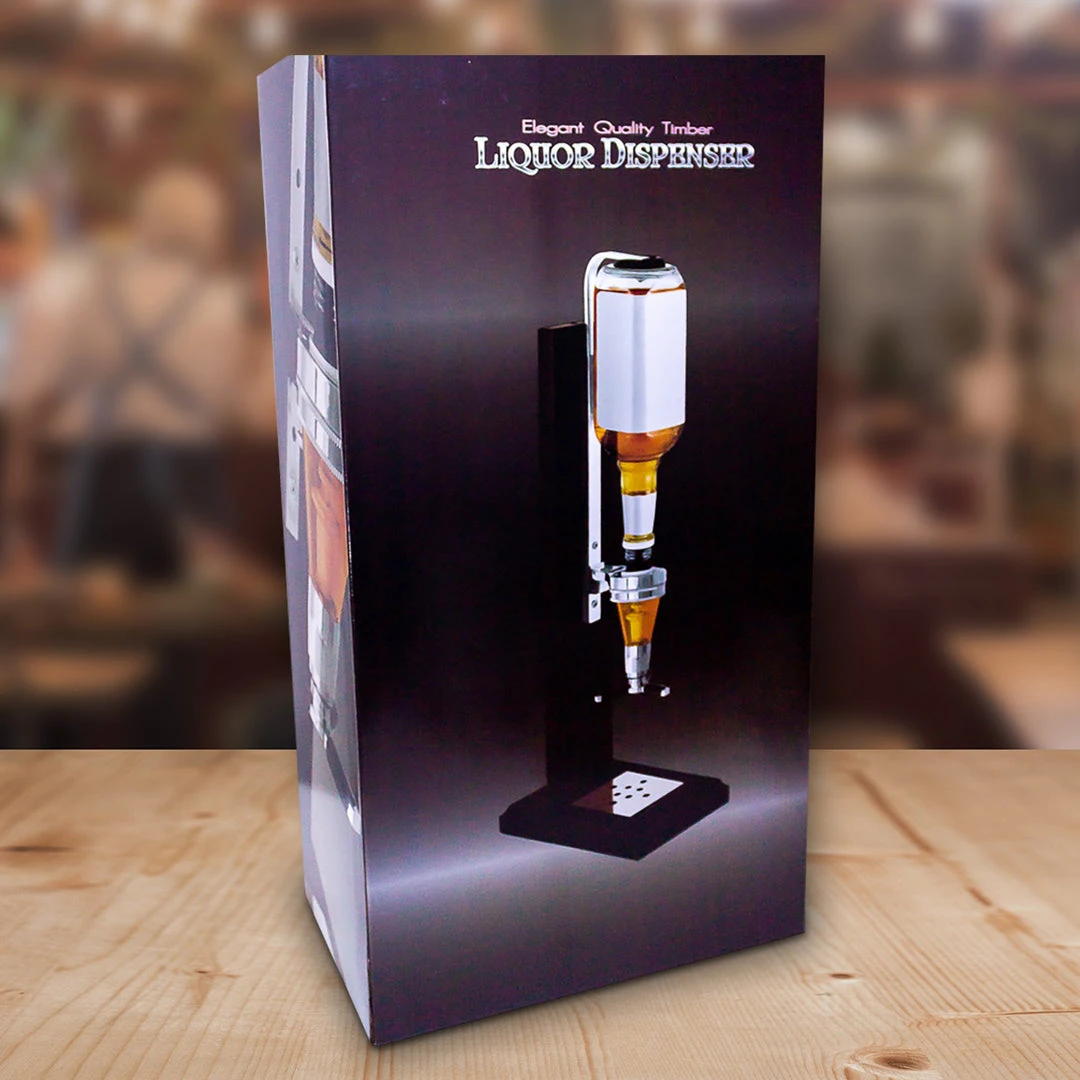 Landmark Concepts Man Cave Gifts Timber Freestanding Liquor Dispenser | Single Or Double 3 Landmark Concepts Man Cave Gifts Timber Freestanding Liquor Dispenser | Single Or Double