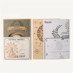 BubblesUp DIY Ferris Wheel Wooden Model Kit