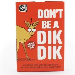 Curated Don't Be A Dik Dik Card Game Mens Novelty Gifts