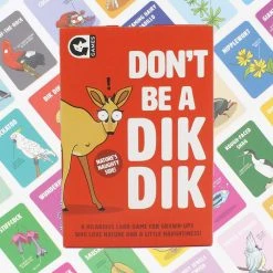Curated Don't Be A Dik Dik Card Game Mens Novelty Gifts