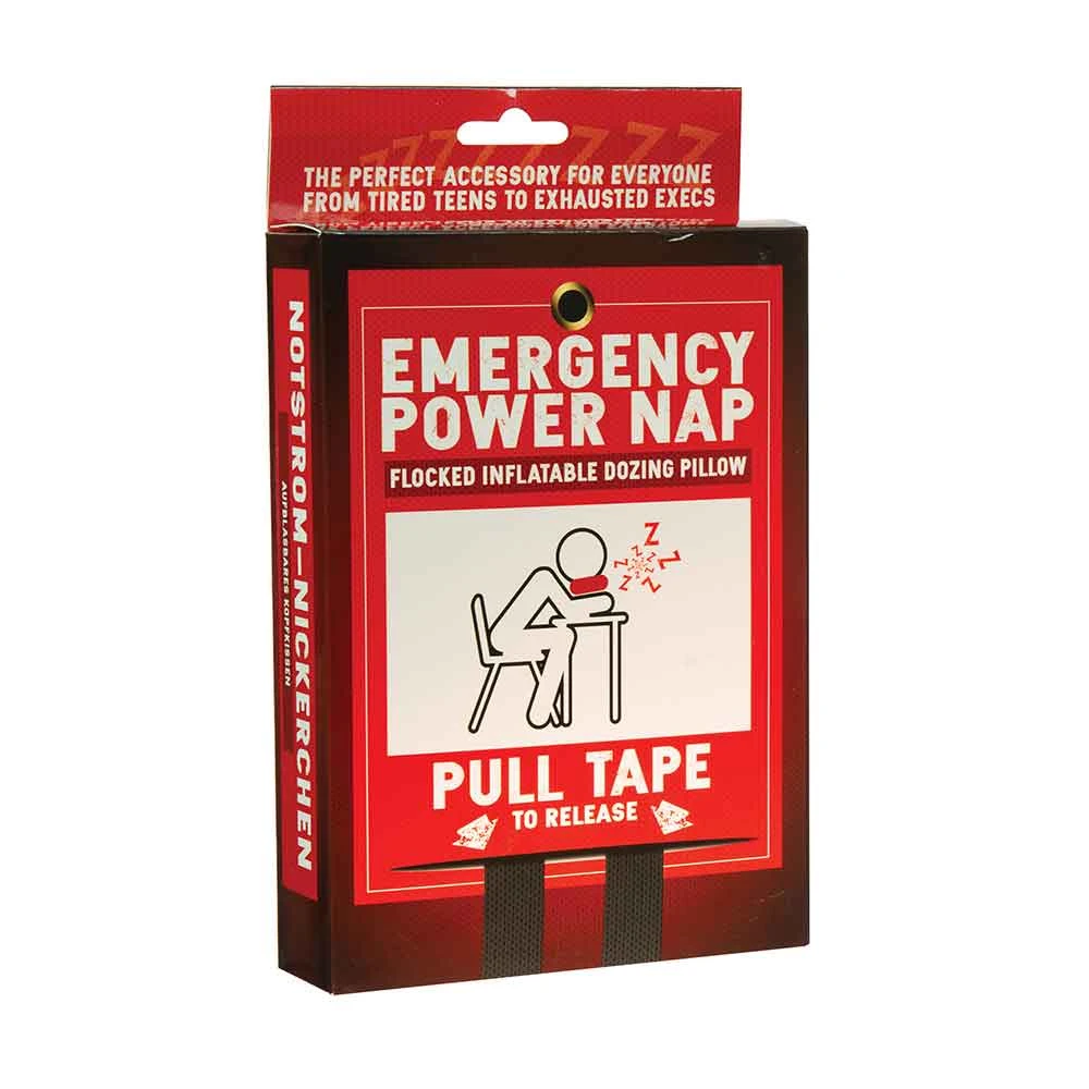 William Valentine Mens Novelty Gifts Emergency Power Nap Inflatable Pillow 6 William Valentine Mens Novelty Gifts Emergency Power Nap Inflatable Pillow