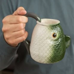 ThumbsUp! Mens Novelty Gifts Fishing Mug Gift Set