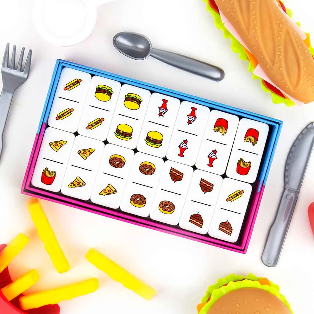 William Valentine Foodominoes Domino Game Foodie 3 William Valentine Foodominoes Domino Game Foodie