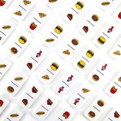 William Valentine Foodominoes Domino Game Foodie 7 William Valentine Foodominoes Domino Game Foodie