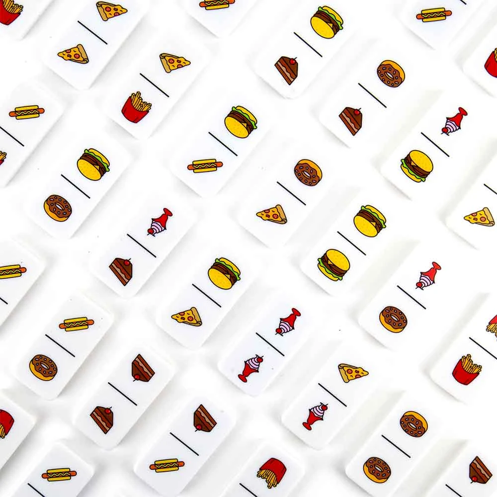William Valentine Foodominoes Domino Game Foodie 5 William Valentine Foodominoes Domino Game Foodie