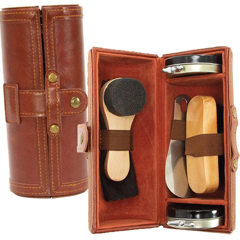 Annabel Trends Gentleman's Vegan Leather Shoe Shine Kit 11 Annabel Trends Gentleman's Vegan Leather Shoe Shine Kit