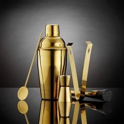 Ladelle Aurora Gold Cocktail 5 Piece Set
