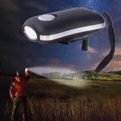 IsAlbi Hand Crank Flashlight