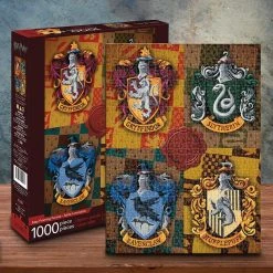 William Valentine Harry Potter Hogwarts Houses 1000pc Jigsaw Puzzle Gifts For Girls