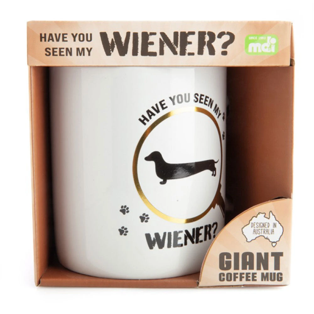 Mdi Giant Products "Have You Seen My Wiener?" Giant Coffee Mug 5 Mdi Giant Products "Have You Seen My Wiener?" Giant Coffee Mug