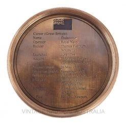 Vintage Nautical Brass Vintage Explorer HMS Endeavour Compass Man Cave Gifts