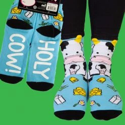 Mdi Holy Cow Hidden Message Socks Gifts For Sisters