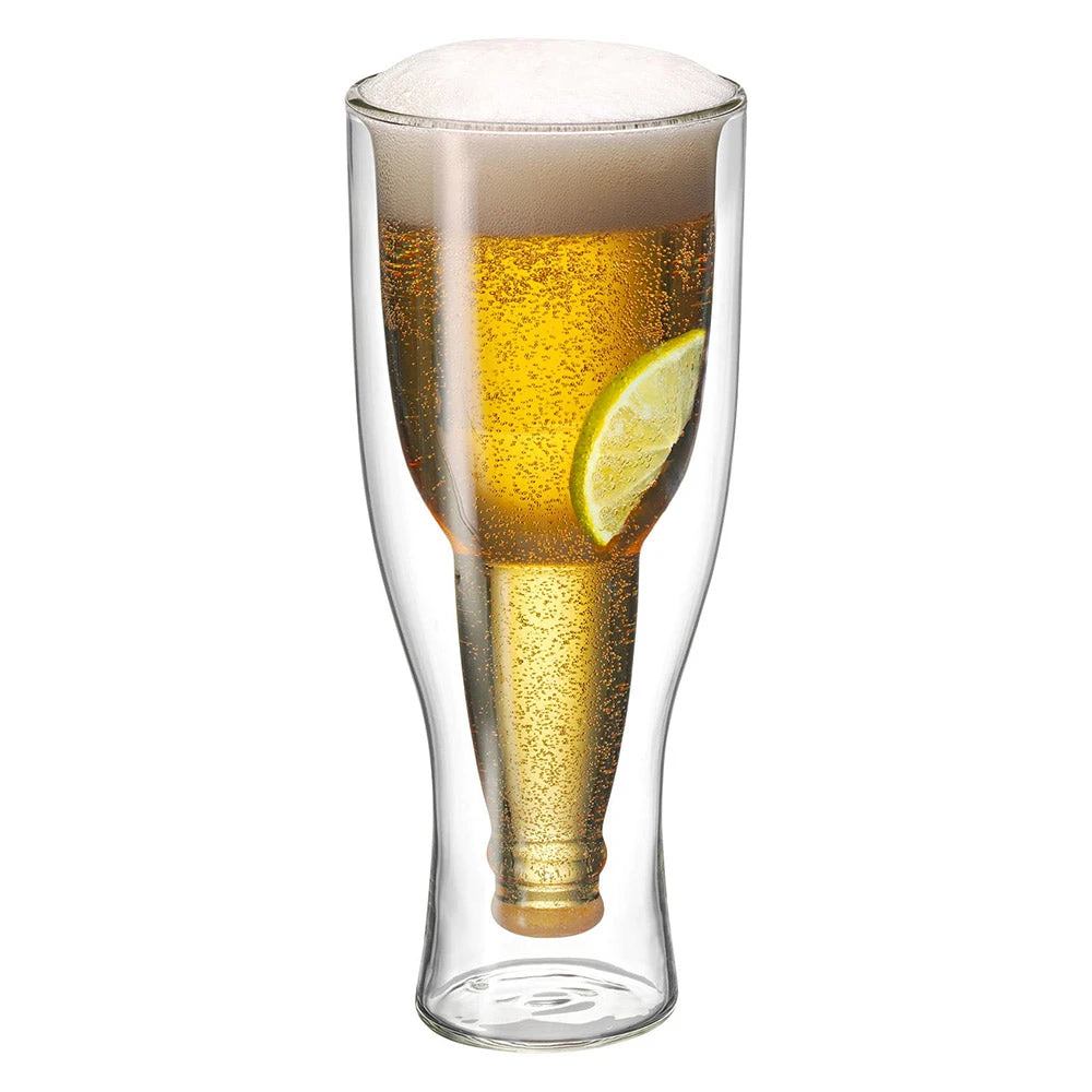 Sheldon & Hammond Hopside Down Double Walled Beer Glass Beer Gifts 3 Sheldon & Hammond Hopside Down Double Walled Beer Glass Beer Gifts