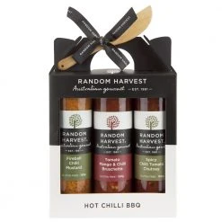 Random Harvest Hot Chilli BBQ Sauce Set BBQ Gifts