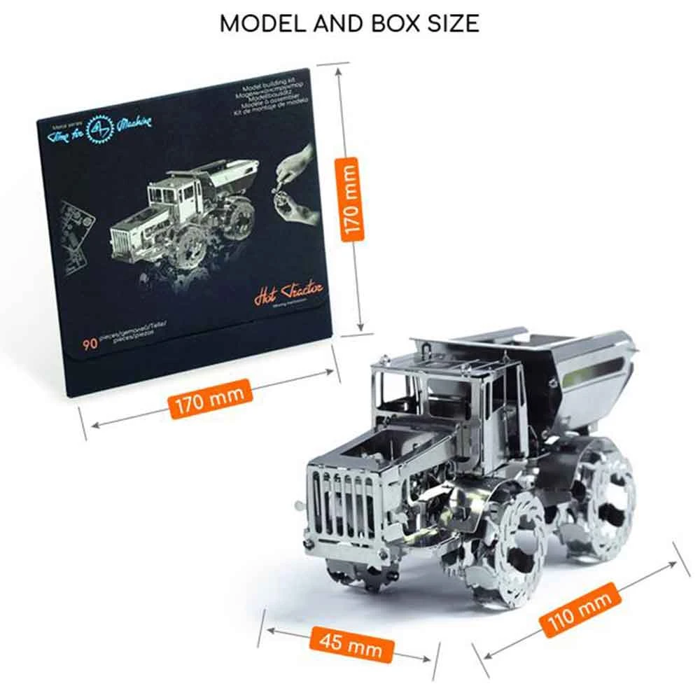 BubblesUp Hot Tractor Metal Model Kit Office Gifts 6 BubblesUp Hot Tractor Metal Model Kit Office Gifts