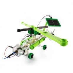 Heebiejeebies Science STEM Toys IQ Key Green 1100 Solar Robot Model Kit