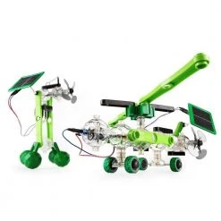 Heebiejeebies Science STEM Toys IQ Key Green 1100 Solar Robot Model Kit