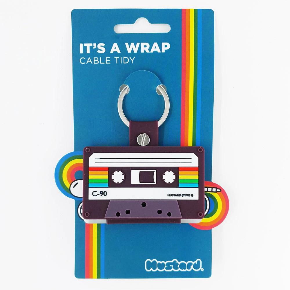 William Valentine Gifts For Sisters It's A Wrap Cassette Tape Cable Tidy Key Ring 5 William Valentine Gifts For Sisters It's A Wrap Cassette Tape Cable Tidy Key Ring
