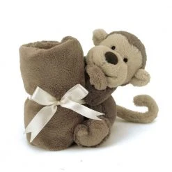 IsAlbi Jellycat Bashful Monkey Soother Baby Shower Gifts