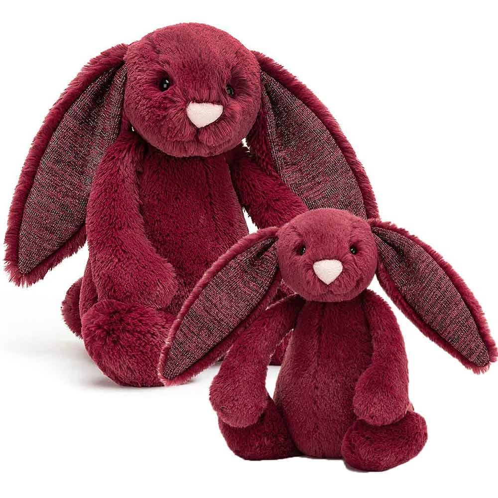 IsAlbi Jellycat Bashful Sparkly Cassis Bunny | 2 Sizes! Baby Shower Gifts 3 IsAlbi Jellycat Bashful Sparkly Cassis Bunny | 2 Sizes! Baby Shower Gifts