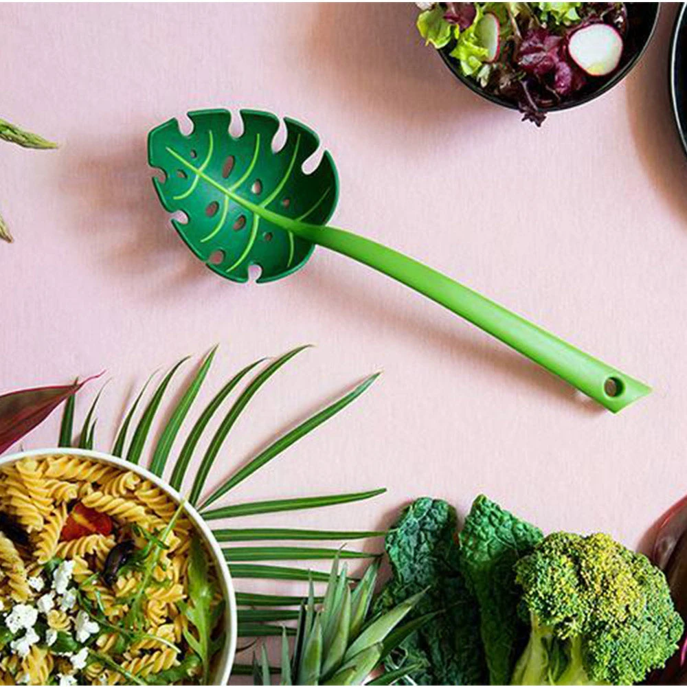 Optoco Foodie Jungle Slotted Spoon 3 Optoco Foodie Jungle Slotted Spoon