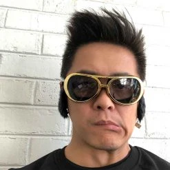 Sheldon & Hammond King Of Rock N Roll Onion Glasses