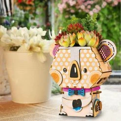 Jedko DIY Koala Planter Pot 3D 47 Piece Puzzle Homewares