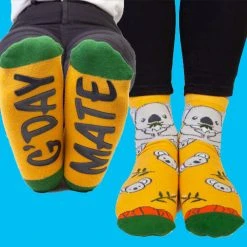 Mdi Hidden Message Koala Socks
