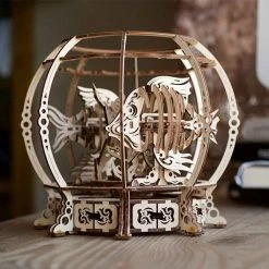 Ugears For Grandpa Mechanical Aquarium Model Kit