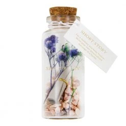 Short Story Gifts For BFFs Mini Rose Garden Write & Gift Message In A Bottle 7.5cms