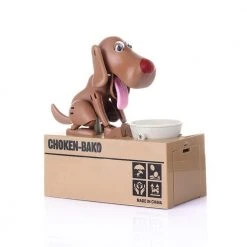 William Valentine Robotic Dog Coin Eating Money Box Mens Novelty Gifts