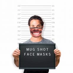 IsAlbi Mens Novelty Gifts Mug Shot Face Mask | Assorted Designs 15 IsAlbi Mens Novelty Gifts Mug Shot Face Mask | Assorted Designs
