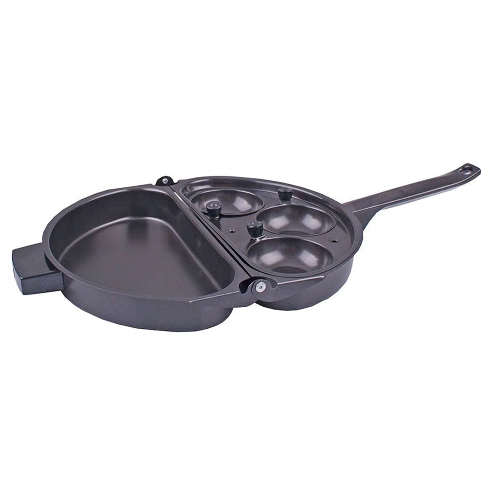 Donaldson Non-Stick Omelette Pan With Egg Poacher 4 Donaldson Non-Stick Omelette Pan With Egg Poacher