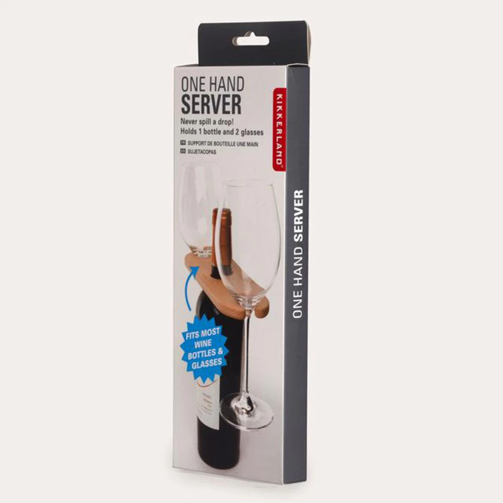 IsAlbi One Hand Wine Glass & Bottle Holder 4 IsAlbi One Hand Wine Glass & Bottle Holder