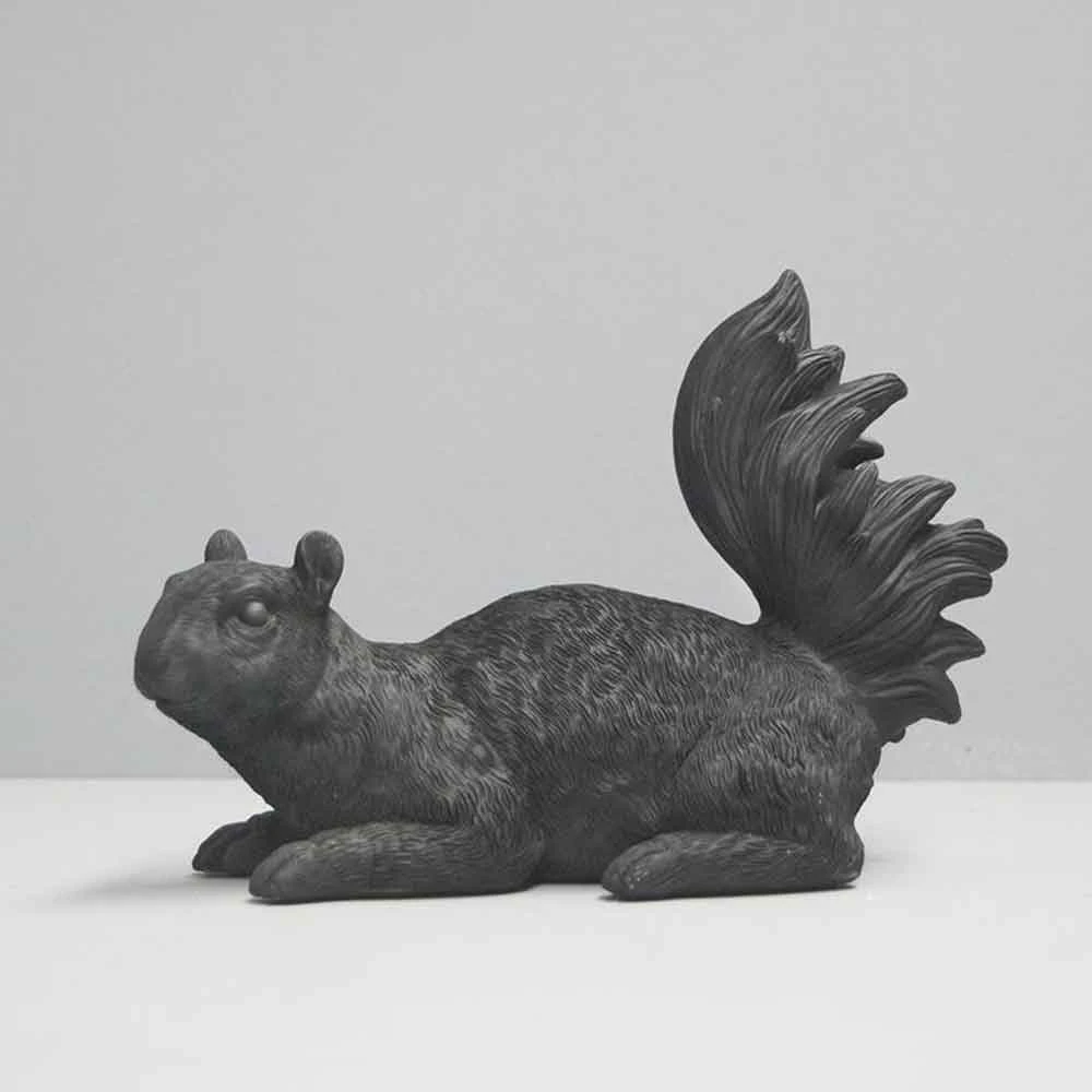 Set Of Two Black Squirrels Home Decor | White Moose 7 Set Of Two Black Squirrels Home Decor | White Moose