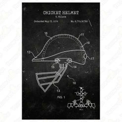 Yellow Octopus Exclusives - Prints Cricket Patent Prints Wall Art | Set Of 3