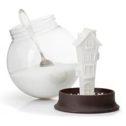 Optoco Sugar House Snow Globe Sugar Bowl Gifts For Grandmas