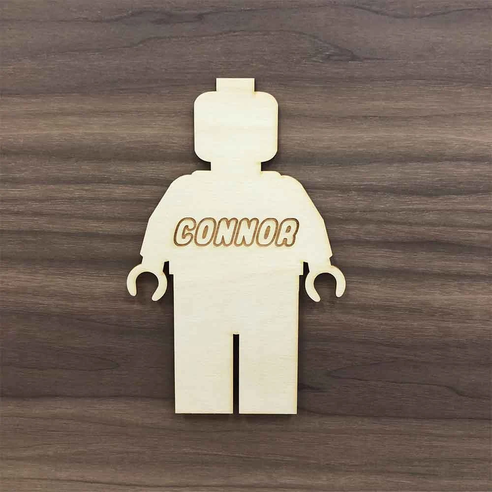 Yellow Octopus Personalised Personalised Block Man Door Sign 4 Yellow Octopus Personalised Personalised Block Man Door Sign