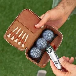 Annabel Trends Golf Gift Set In Vegan Leather Case