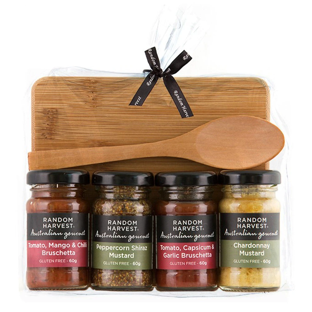 Random Harvest Picnic Cheese Board & Sauces Gift Set Foodie 5 Random Harvest Picnic Cheese Board & Sauces Gift Set Foodie