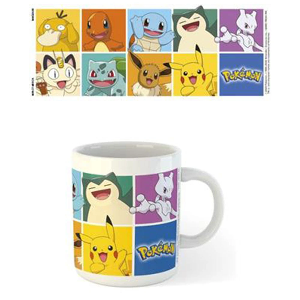 Impact Posters Mens Novelty Gifts Pokémon Grid Coffee Mug 3 Impact Posters Mens Novelty Gifts Pokémon Grid Coffee Mug