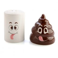 Mdi Poop & Toilet Paper Salt & Pepper Shaker Set