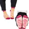 Mdi Gifts For Sisters Glittery Queen Mum Off Duty Non-Slip Socks