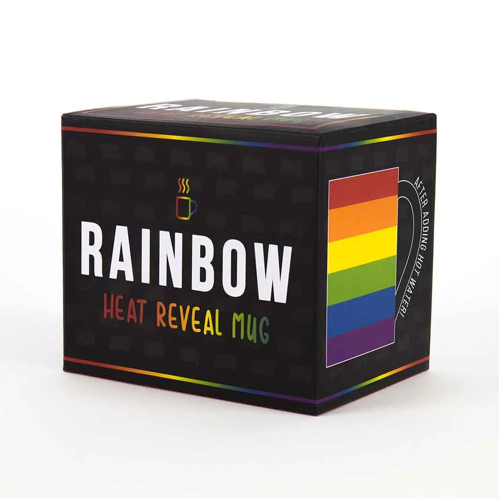 William Valentine Mugs Rainbow Heat Reveal Mug 4 William Valentine Mugs Rainbow Heat Reveal Mug