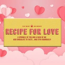 Bloomsberry Gifts For Wives Recipe For Love Milk Chocolate Bar
