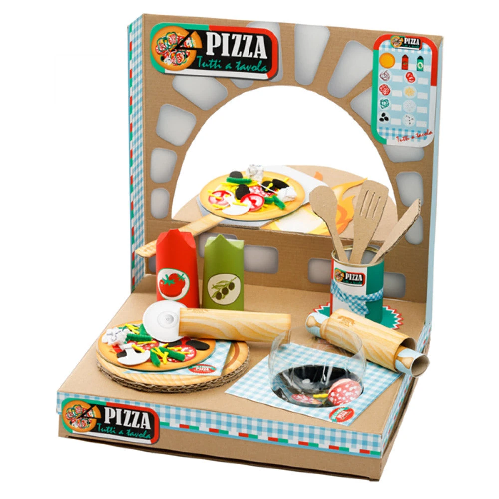 Jasnor Re-Cycle Me Playworld Pizzeria Craft Kit Foodie 3 Jasnor Re-Cycle Me Playworld Pizzeria Craft Kit Foodie