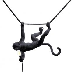 Mens Novelty Gifts Seletti Black Monkey Lamp Swing 7 Mens Novelty Gifts Seletti Black Monkey Lamp Swing
