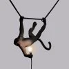 Mens Novelty Gifts Seletti Black Monkey Lamp Swing